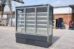 Triple Double Glazed Glass Supermarket Chiller With Transparent Endpanel