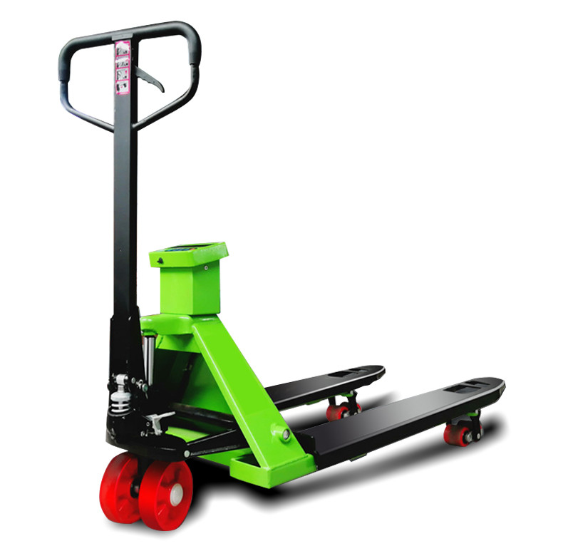 LCD RS232 1T Weighing Scale Hydraulic Hand Pallet Truck