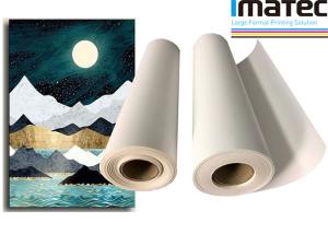 Wholesale Matte Stretched Inkjet Poly Cotton Canvas Prints Roll Water Resistant from china suppliers