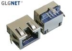 1 x 1 Single Port Tab Up RJ45 Without Magnetics Through Hole Mounting