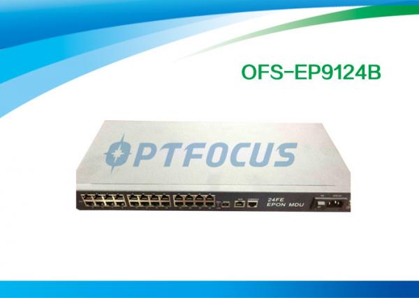 Quality 24 Ports GPON EPON FTTX FTTB MDU ONU 100Mbps  Metal Shell Tx 1310nm PC Connector for sale