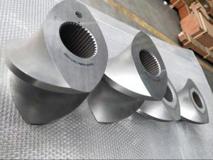 Wholesale High Wear Twin Plastic Extruder Screw Elements With Vacuum Quenching Treatment Single Flight Shovel Segments from china suppliers