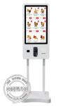 Wall Mountable Food Ordering Machine Self Service Kiosk WIFI 32 Inch With POS /