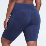 4XL Moisture Wicking Plus Size High Waisted Yoga Shorts pants Women's Running