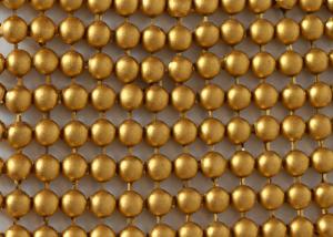 Wholesale Golden Alloy Metal Sequin Fabric Metallic Curtain Durable 5mm Dia from china suppliers