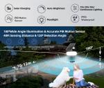 IP65 Outdoor Weatherproof 3MP 4G Cellular Solar Security Camera with 1000 Lumen