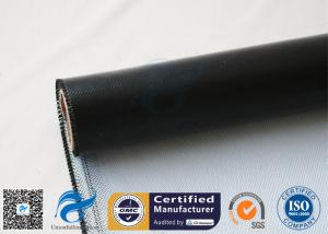 Wholesale 1 Side Black Silicone Coated Fiberglass Fabric Fireproof Cooler Insulation Material from china suppliers
