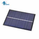 ZW-84112 Waterproof photovoltaic solar panel 6V 1.5W mono crystalline panneaux