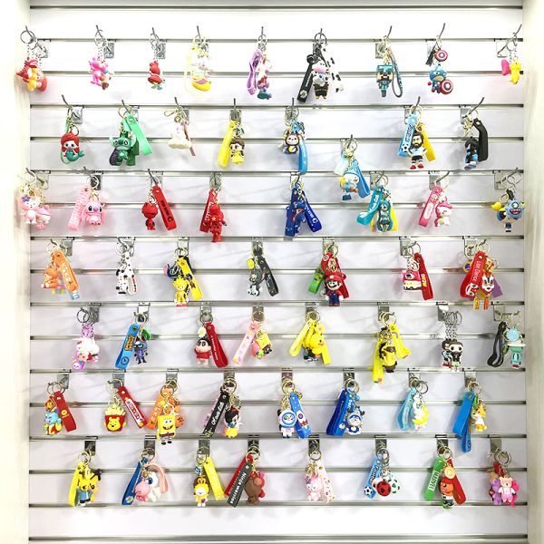Custom Soft PVC Keychain Soft Rubber Keychains Silicone Keyring Personalized PVC Rubber 3D Customized Key Chain with Logo