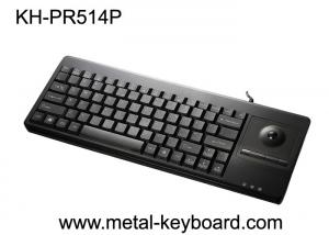 China Self - service 81 keys Keyboard with integrated trackball , waterproof computer keyboard on sale