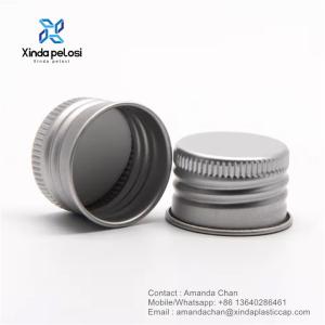 Wholesale Aluminum Screw Caps Aluminum Thread Ribbed Screw Top Lids For Bottles Jars from china suppliers