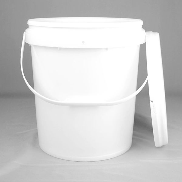 28cm Dia 17L Plastic Paint Bucket Paint Pail With Lid Food Grade PP