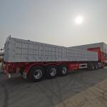 40FT Tri Axle Heavy Duty Box Cargo Truck Semi Box Trailer With Fence Full