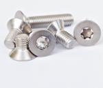 White Flat Head Stainless Steel Screws Spheroidizing Treatment