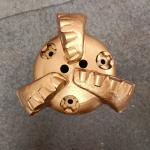 3 Blades Carbide Steel Water Well Drill Bit 165mm Size
