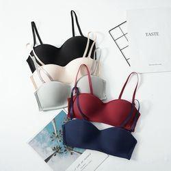 Wholesale                  Hot Strapless Bra Wear Seamless Mould Sexy Girl Bra with Pad              from china suppliers
