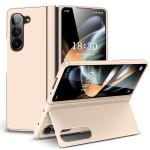 5G Fashion PC Protective Phone Case Samsung Zfold 5 With Flip Stand And Black