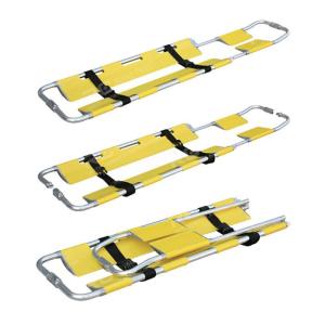 Wholesale First Aid Ambulance Aluminium Folding Plastic Scoop Stretcher from china suppliers