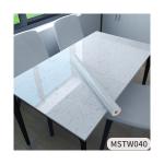 Self-Adhesive PVC Vinyl Wallpaper For Kitchen Countertable In Black Marble With