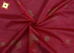 Simmons Mattress Cover Fabric Polyester Warp Knitted Glossy Flat Gold Powder
