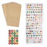DIY Sticker 70g Kraft Paper Food Packaging Paper Bag For Bread 11g/Pcs