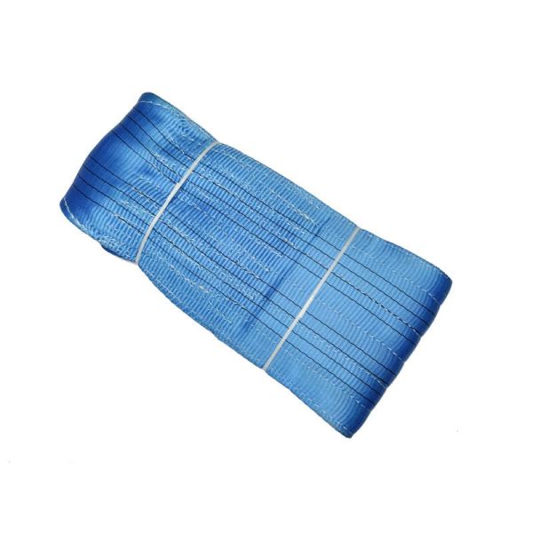 8t Sling Lifting Strap Flat Woven Polyester Sling for Lifting a Merchandise or Vehicle
