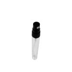 Black Portable Small Glass Refillable Perfume Spray Bottle 2ml 3ml 5ml 10ml