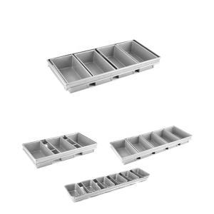 Wholesale 4 straps loaf tray nonstick Alumminum steel loaf tray with coating bread pan bread loaf pan Toast Pan from china suppliers