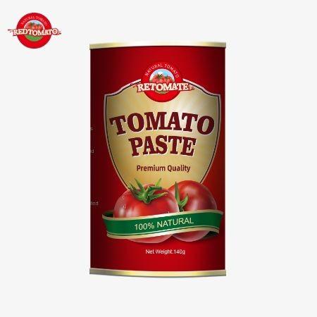 New Improved Premium Quality Convenient Easy-Open Lid 140g Tin Of Gourmet Tomato