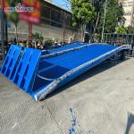 In Stock 10-Ton, 10-Meter Hand Crank Loading Dock Ramp for Heavy Cargo