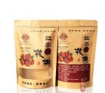 custom brown paper bag window kraft paper bag with clear window/kraft paper bag