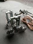 Aluminum Wheel Grounding Block Grounding Devices For Rope And Conductors