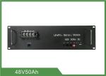 Telecom Batteries 48V 50Ah LFP Battery 3U Rack For Tele Communication Applicatio