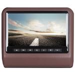 Black Color Car Headrest DVD Monitor Adjustable Poles Distance 110 - 190mm
