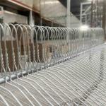 1.6mm Steel Laundry Wire Hanger For Dry Cleaning Shop
