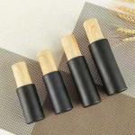 6ml Leakproof Cosmetic Glass Bottles Roller Ball Perfume Bottle With Bamboo Lid
