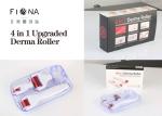 Microneedle face derma roller 4 in 1 titanium 300/720/1200 needles with 3