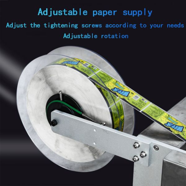 Beer Bottle Semi-Automatic Labeling Machine For Canned Plastic Bottle Labeler 100W