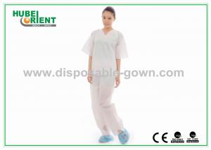Wholesale Non-Toxic SMS Disposable Protective SMS Pajamas Kits With Shirt And Trousers from china suppliers