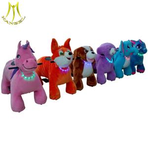 Wholesale Hansel electronic stuffed coin operated animal kiddie rides for rent from china suppliers