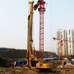 85m Depth 2500mm Diameter Crawler Hydraulic Piling Rig
