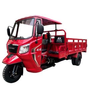 Wholesale 300cc Semi Cabin Cargo Tricycle with Closed Body Type and Hydraulic Lifting System from china suppliers