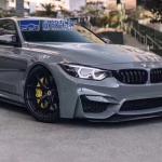 Weatherproof Colored PPF Film , PVC Matte Grey Metallic Vinyl Wrap