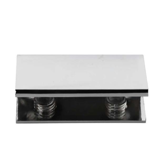 Fixed Glass Holder YS-048L Zinc Alloy, for glass 10-12mm, finishing chrome or