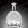 Buy cheap Glass cap 500 ML Round Oval Rum Tequila Bottle from wholesalers