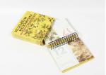 Creative Personalised Desk Calendar , Light Yellow Monthly Desk Calendar