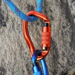 Customize Logo Climbing Aluminum Alloy Snap Hook Heavy Duty Aluminum Carabiner