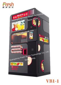 Wholesale New blend juice Fresh Orange Juice Squeezing Automatic Beverage Vending Machine with large window cleaning systems from china suppliers