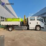 New ISUZU Dump Truck With Crane Lift 4X2 160 Hp Euro 3 Lorry-Truck-Mounted-Crane