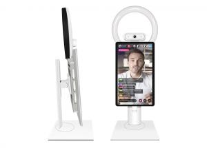 China White Android 11 Live Stream Machine Set With Beauty Light And Camera on sale